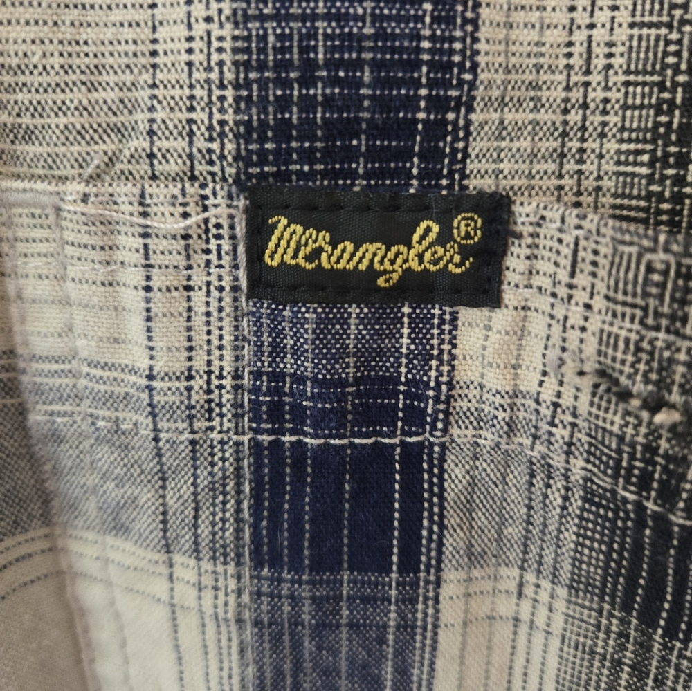 Wrangler Authentics Mens Plaid Button-Up Shirt Si… - image 4